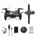 DWI 2.4G 480P Wifi FPV Mini Camera Drone Altitude Hold G-sensor Foldable Portable Watch Style Remote Control Drone